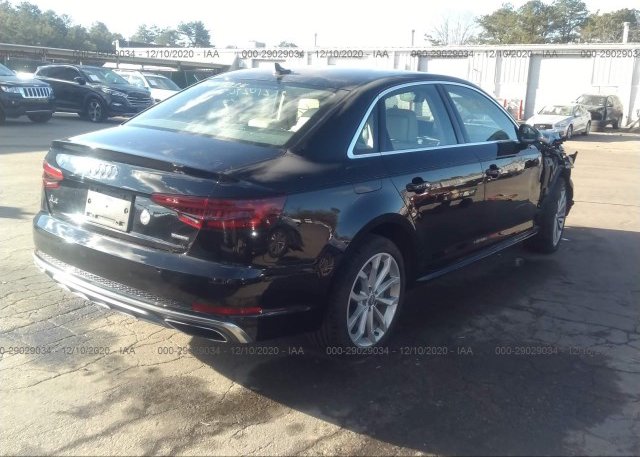 цена в сша 2019 AUDI A4 WAUDNAF41KA016396