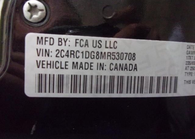 2021 CHRYSLER VOYAGER(VIN: 2C4RC1DG8MR530708