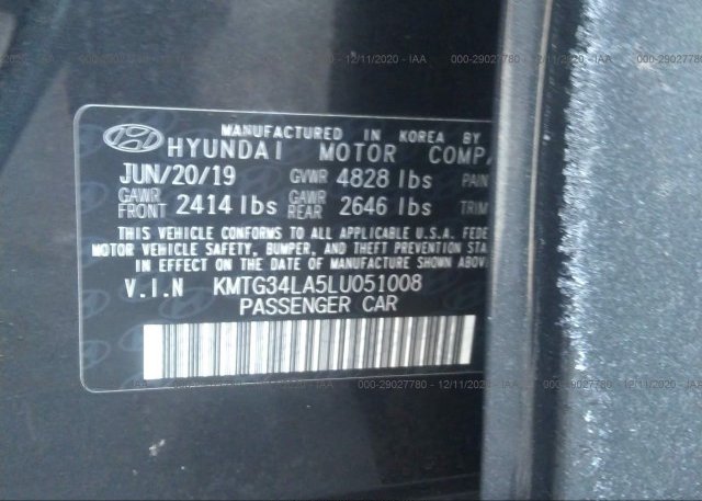 KMTG34LA5LU051008 2020 GENESIS G70