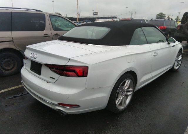 2019 AUDI A5 CABRIOLET VIN: WAUYNGF59KN001196