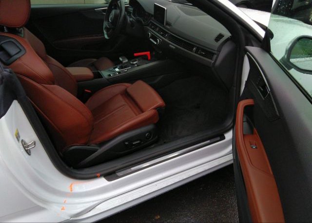 2019 AUDI A5 CABRIOLET VIN: WAUYNGF59KN001196