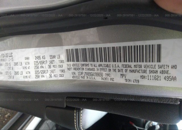 1C4PJMAB9GW199656 2016 JEEP CHEROKEE