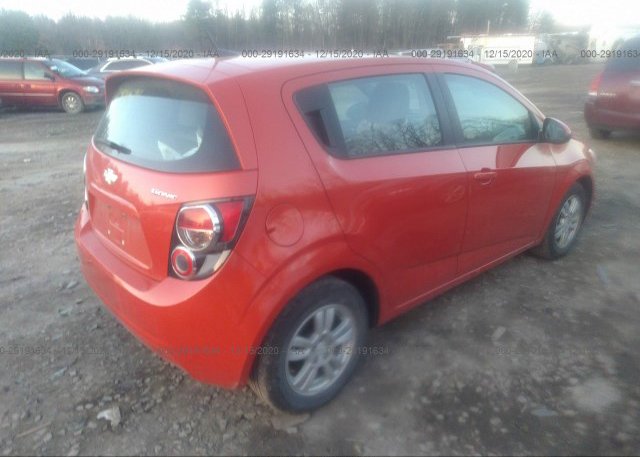 цена в сша 2012 CHEVROLET SONIC 1G1JA6SH3C4116354