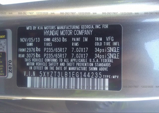 5XYZT3LB1EG144235 2014 HYUNDAI SANTA FE SPORT