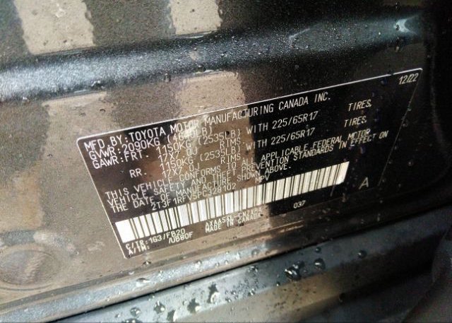 2023 TOYOTA RAV4(VIN: 2T3F1RFV5PC328102