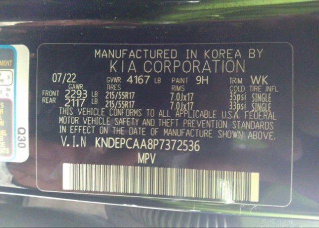 2023 KIA SELTOS(VIN: KNDEPCAA8P7372536