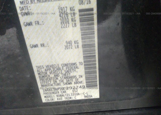 1N4AL3AP5GC292249 2016 NISSAN ALTIMA