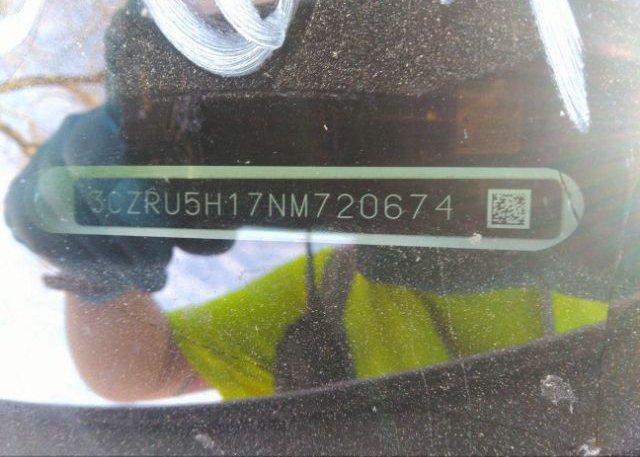 2022 HONDA HR-V(VIN: 3CZRU5H17NM720674