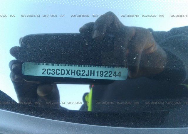 2C3CDXHG2JH192244 2018 DODGE CHARGER