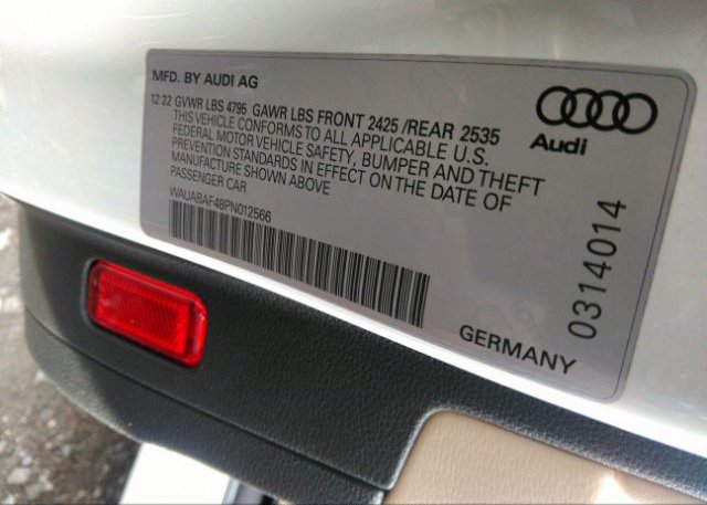 2023 AUDI A4 SEDAN(VIN: WAUABAF48PN012566