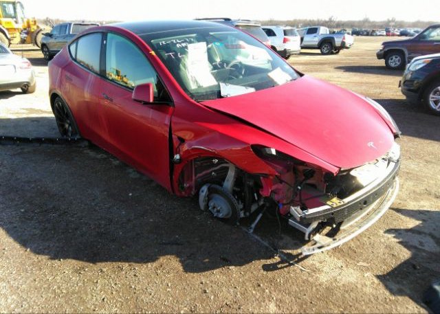 2022 TESLA MODEL Y (VIN: 7SAYGDEE2NF442106)