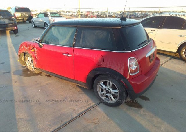 купить 2012 MINI COOPER HARDTOP WMWSU3C50CT540342