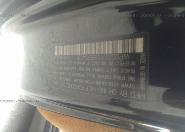 WP0CB2A91BS754791 2011 PORSCHE 911