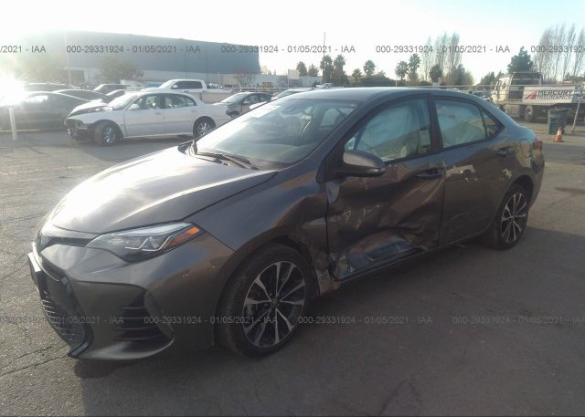 из сша 2018 TOYOTA COROLLA 2T1BURHE5JC981077