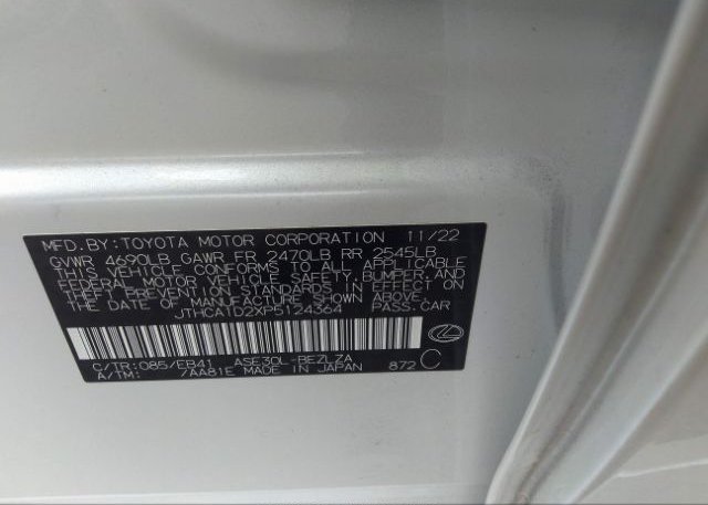 2023 LEXUS IS(VIN: JTHCA1D2XP5124364