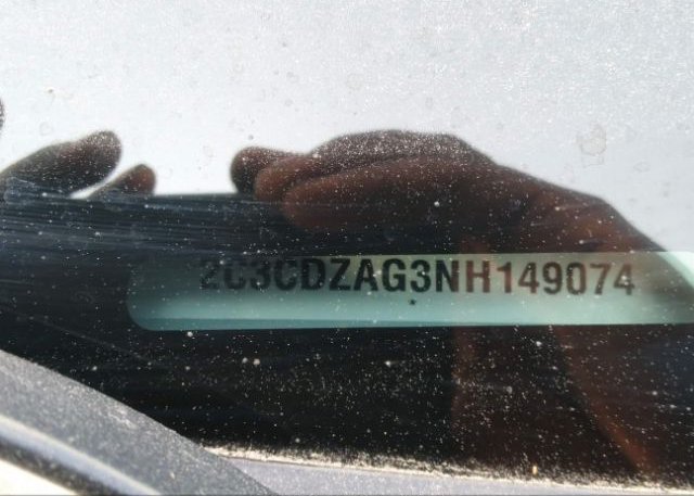 2022 DODGE CHALLENGER(VIN: 2C3CDZAG3NH149074