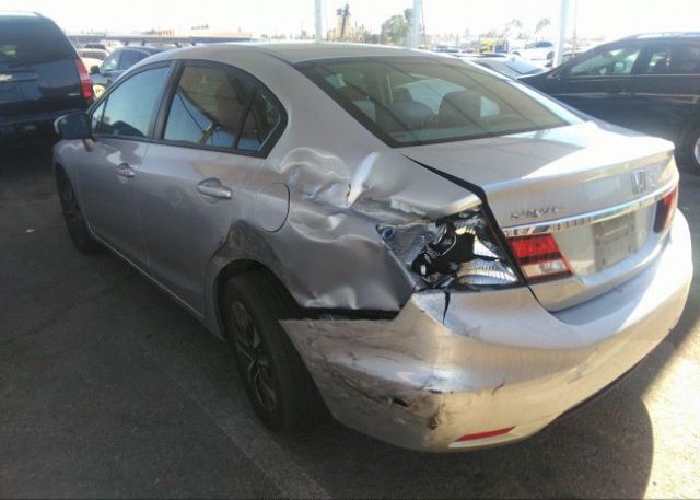 19XFB2F83EE213584, Salvage Honda Civic sedan at LOS ANGELES, CA on