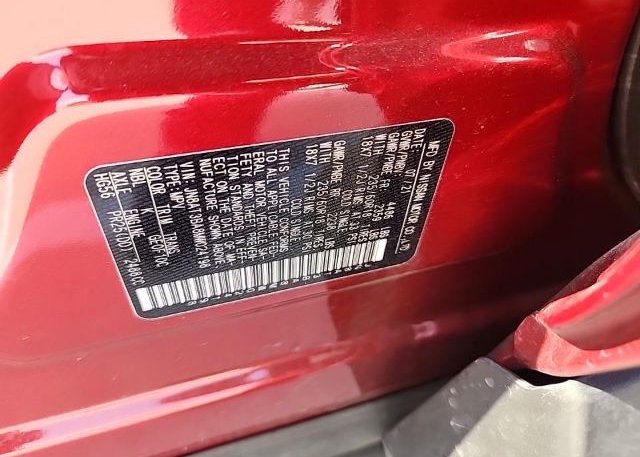 2021 NISSAN ROGUE(VIN: JN8AT3BA8MW024198