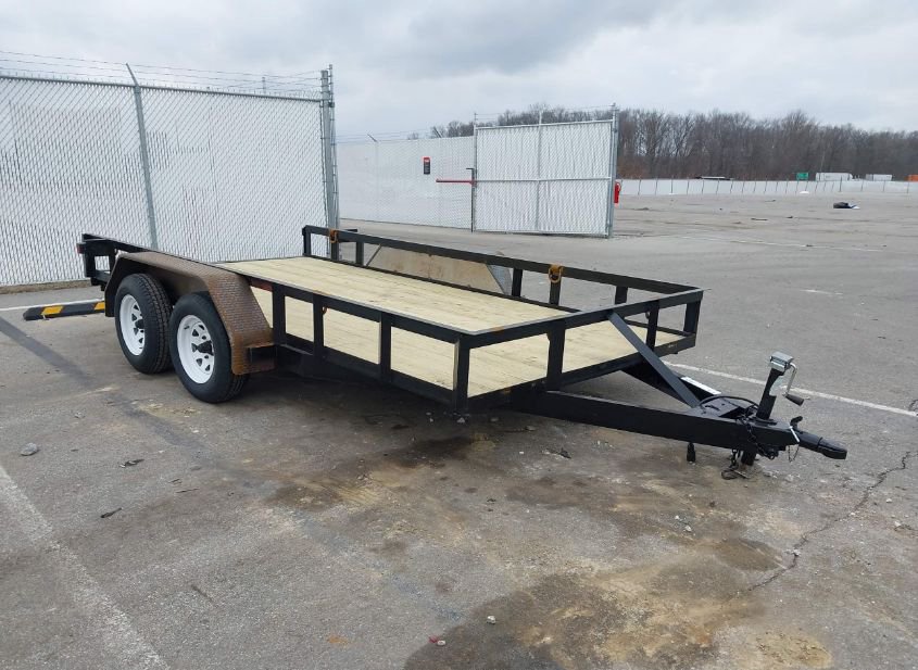 2002 ROCKWOOD 14' FLATBED TRAILER photo