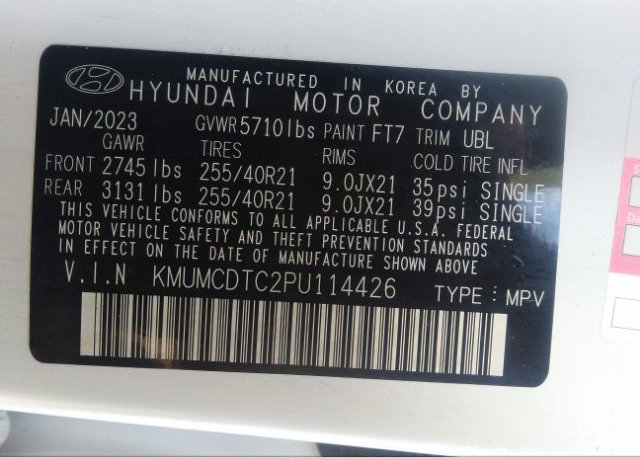 2023 GENESIS GV70(VIN: KMUMCDTC2PU114426