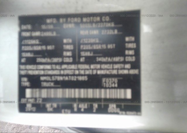 NM0LS7BN1AT021865 2010 FORD TRANSIT CONNECT