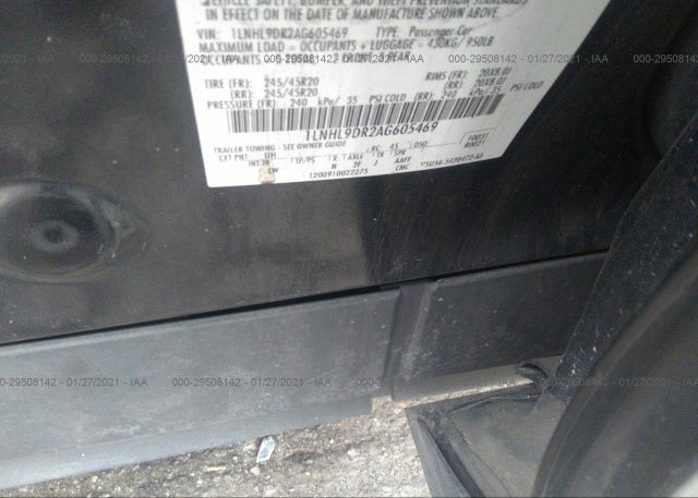 1LNHL9DR2AG605469 2010 LINCOLN MKS