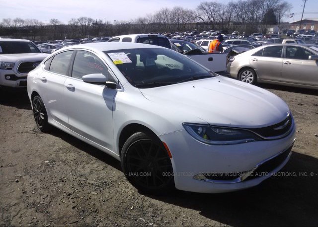 1c3cccab9fn718443 Clear White Chrysler 200 At Nashville Tn On