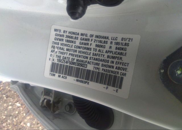 2021 HONDA INSIGHT(VIN: 19XZE4F50ME009023