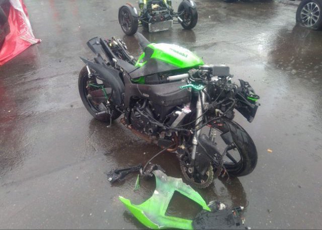 Bidding ended on JKAZX4C14KB505569, Salvage Kawasaki Zx600 at ...