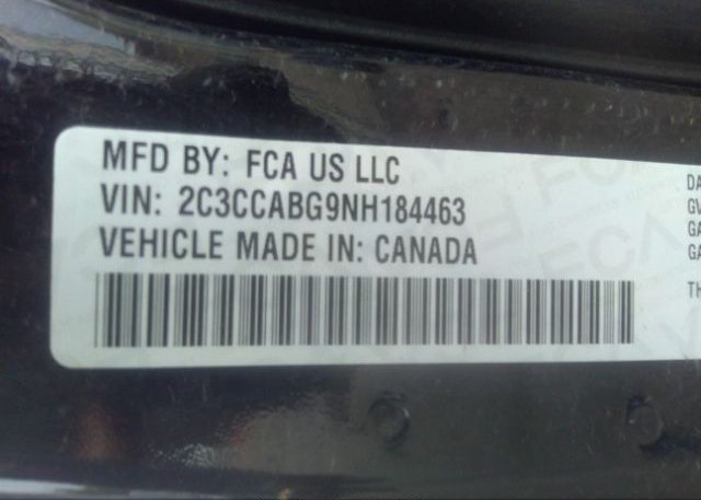 2022 CHRYSLER 300(VIN: 2C3CCABG9NH184463