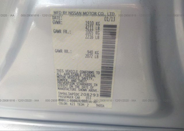1N4AL3AP1DC208293 2013 NISSAN ALTIMA