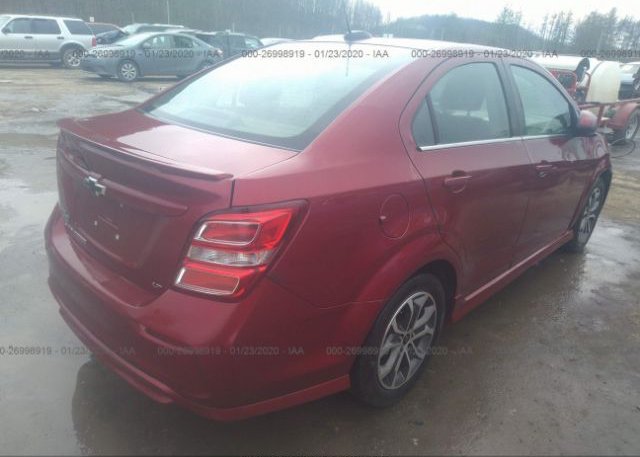 2018 CHEVROLET SONIC VIN: 1G1JC5SBXJ4107132