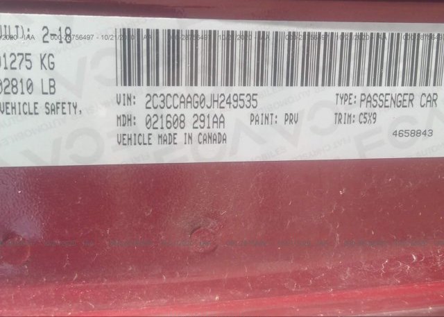 2C3CCAAG0JH249535 2018 CHRYSLER 300