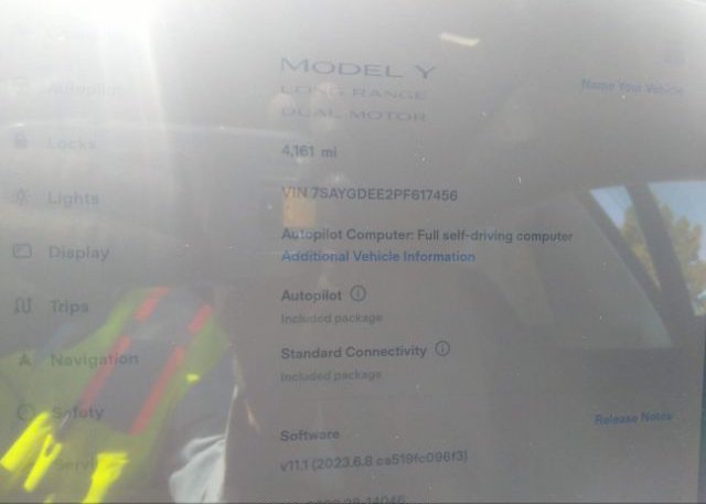 2023 TESLA MODEL Y(VIN: 7SAYGDEE2PF617456