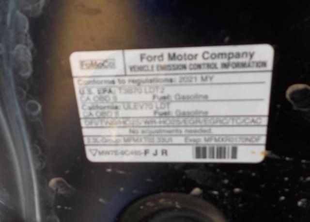 2021 FORD EXPLORER(VIN: 1FMSK7FH7MGB54979