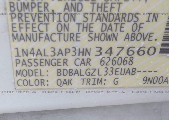 1N4AL3AP3HN347660 2017 NISSAN ALTIMA