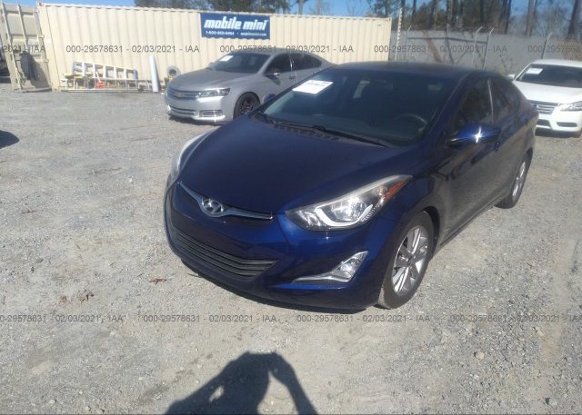 из сша 2014 HYUNDAI ELANTRA 5NPDH4AE6EH476856