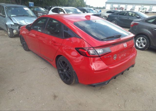 2023 HONDA CIVIC HATCHBACK(VIN: 19XFL2H86PE006670