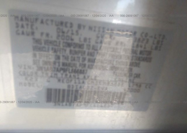 3N1AB7AP9FL666887 2015 NISSAN SENTRA