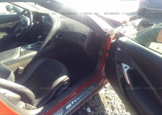 пригнать из сша 2015 CHEVROLET CORVETTE 1G1YD2D76F5112624