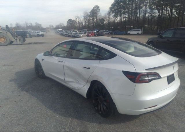 2022 TESLA MODEL 3(VIN: 5YJ3E1EC3NF132346