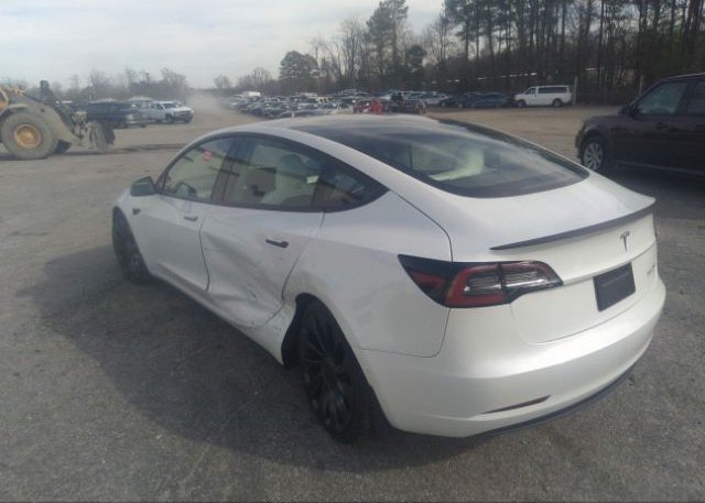 2022 TESLA MODEL 3(VIN: 5YJ3E1EC3NF132346