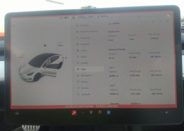 2022 TESLA MODEL 3(VIN: 5YJ3E1EC3NF132346