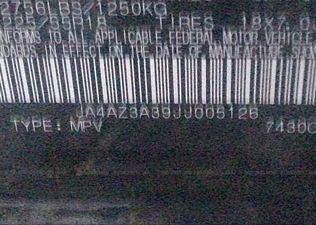 JA4AZ3A39JJ005126 2018 MITSUBISHI OUTLANDER