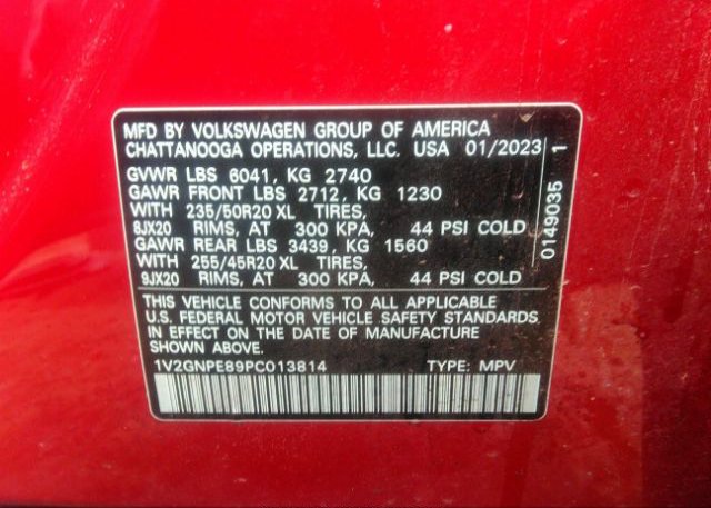 2023 VOLKSWAGEN ID.4(VIN: 1V2GNPE89PC013814