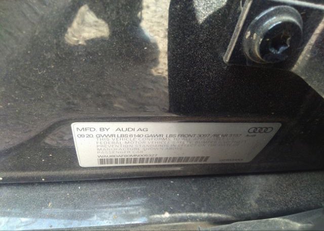 2021 AUDI A8 L(VIN: WAU8DAF80MN005327