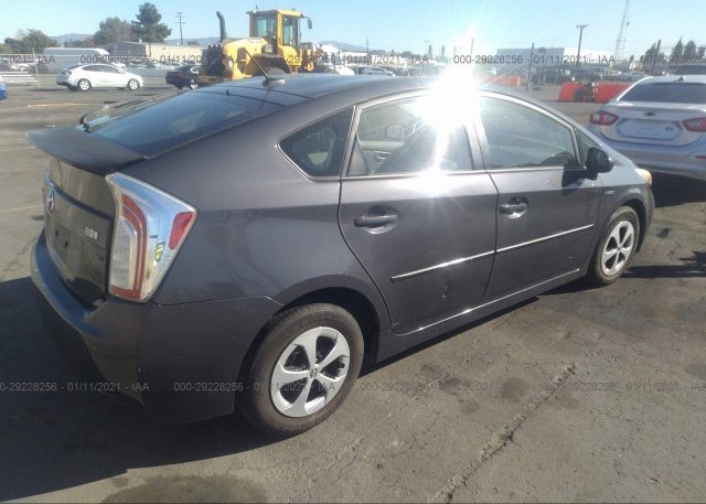 цена в сша 2014 TOYOTA PRIUS JTDKN3DU3E1747019