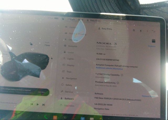 2022 TESLA MODEL 3(VIN: 5YJ3E1EB1NF331743