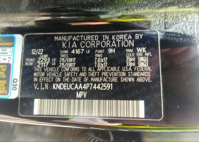 2023 KIA SELTOS(VIN: KNDEUCAA4P7442591