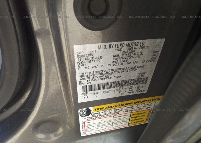 1FMJU1G55EEF10950 2014 FORD EXPEDITION